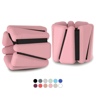 Regelbare Wearable de Gewichtenyoga Barre Pilates Cardio Aerobics van de Polsenkel 2 Reeksen van 2lb 4lb
