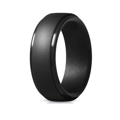 Van het de Bestsellersilicone van Amazonië de Ringen van het Siliconesporten van Ring Step Edge Wedding Band voor Mensen