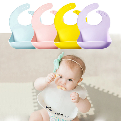 2022 van het de Verkoopvoedsel van Amazonië de Hete van het de Rang Waterdichte Silicone Groothandel van de Babyslabben met Vangerzak