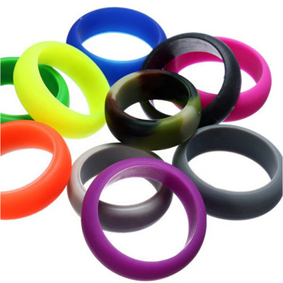Van het de Sportensilicone van het manierontwerp de Duurzame Vinger Ring For Men Women