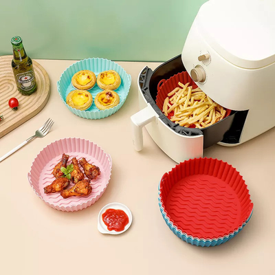 Airfryer Siliconen Pot Voedselveilig Airfryers Ovenaccessoires Vervanging van ontvlambaar perkamentpapier